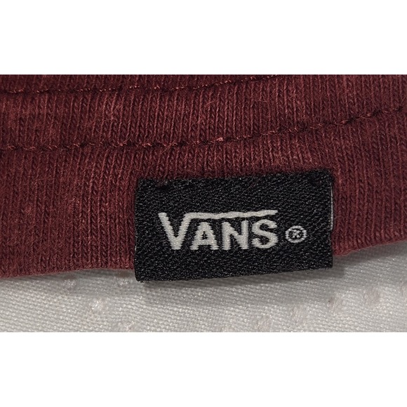 Vans Off The Wall After Party Grim Reaper Graphic T-Shirt Men small maroon retro - Picture 4 of 8